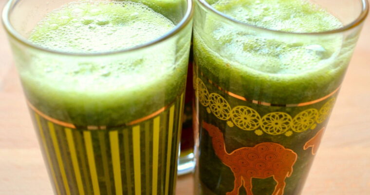 Il mio Smoothie Verde preferito con erba d’orzo