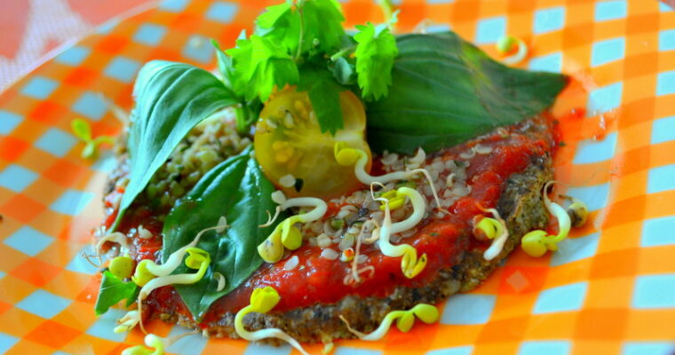 Pizza cruda – senza glutine e vegana