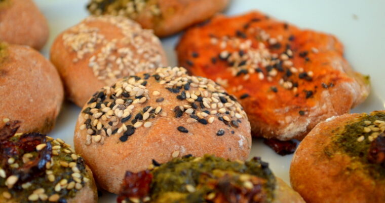 Stuzzichini aperitivo di farro e kamut