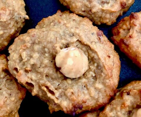 Biscotti di arachidi e datteri