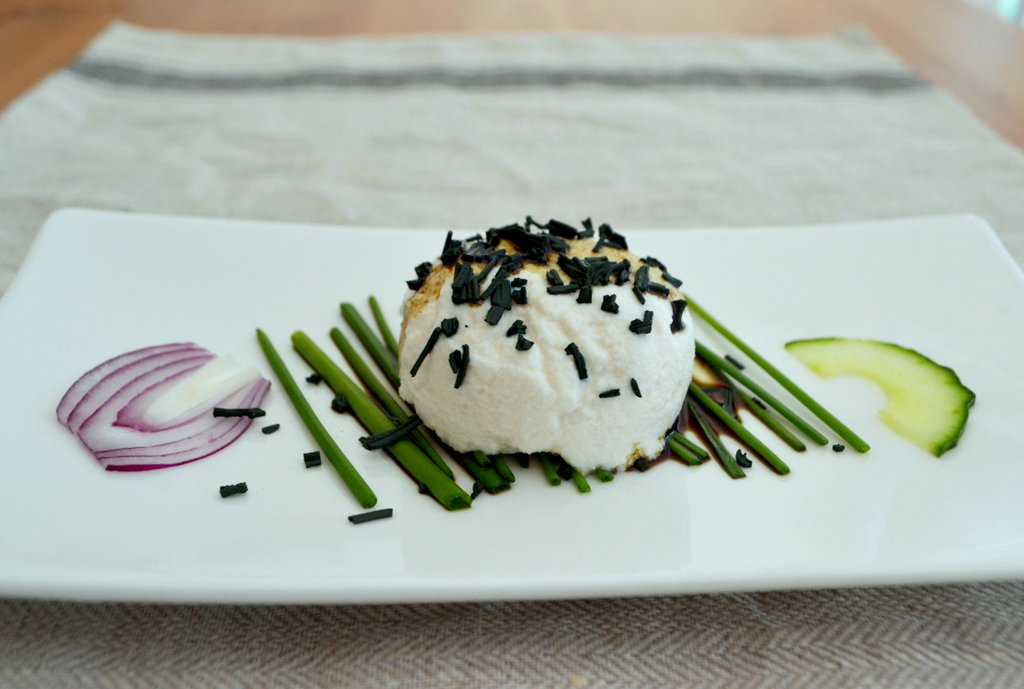 Crema di formaggio vegetale di noci di macadamia