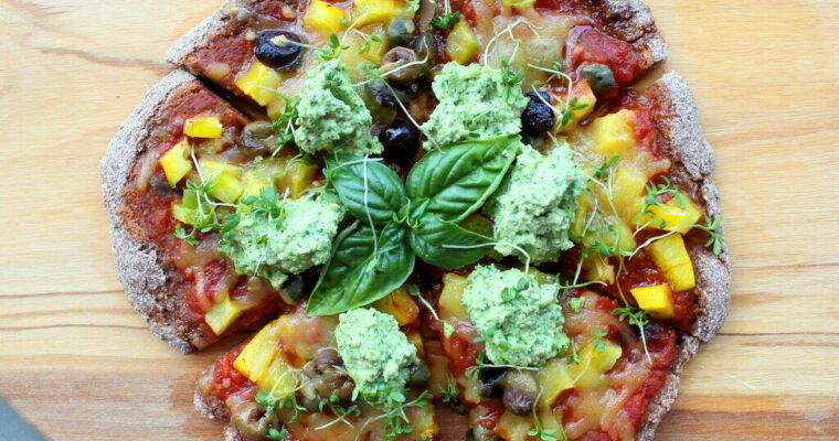 Pizza di semola di grano rosso e semola di grano duro „Senatore Cappelli“