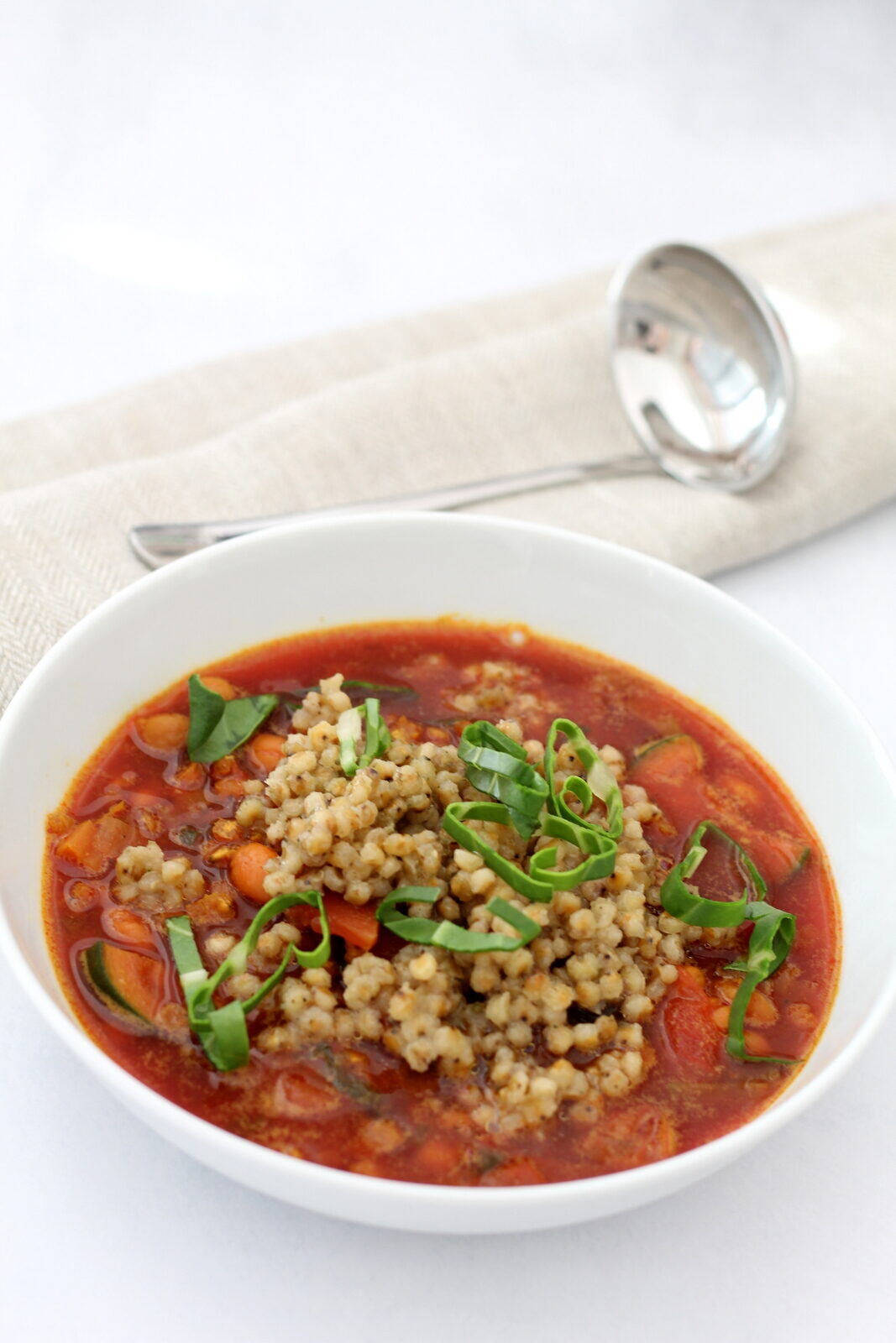 Minestrone con sorgo e ceci