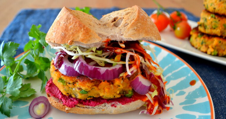 Hamburger di patate dolci – vegano e senza glutine