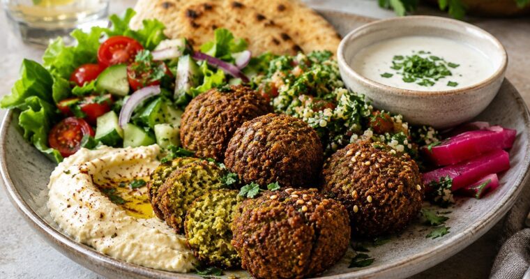 Falafel selber machen – Original-Rezept aus getrockneten Kichererbsen